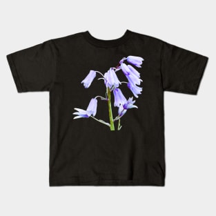 English Bluebell Flowers Kids T-Shirt